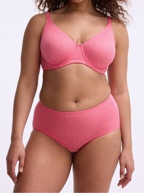 Torrid Camellia Rose Lila Lace Bra & Brief Set 38C + Size 0 NWT